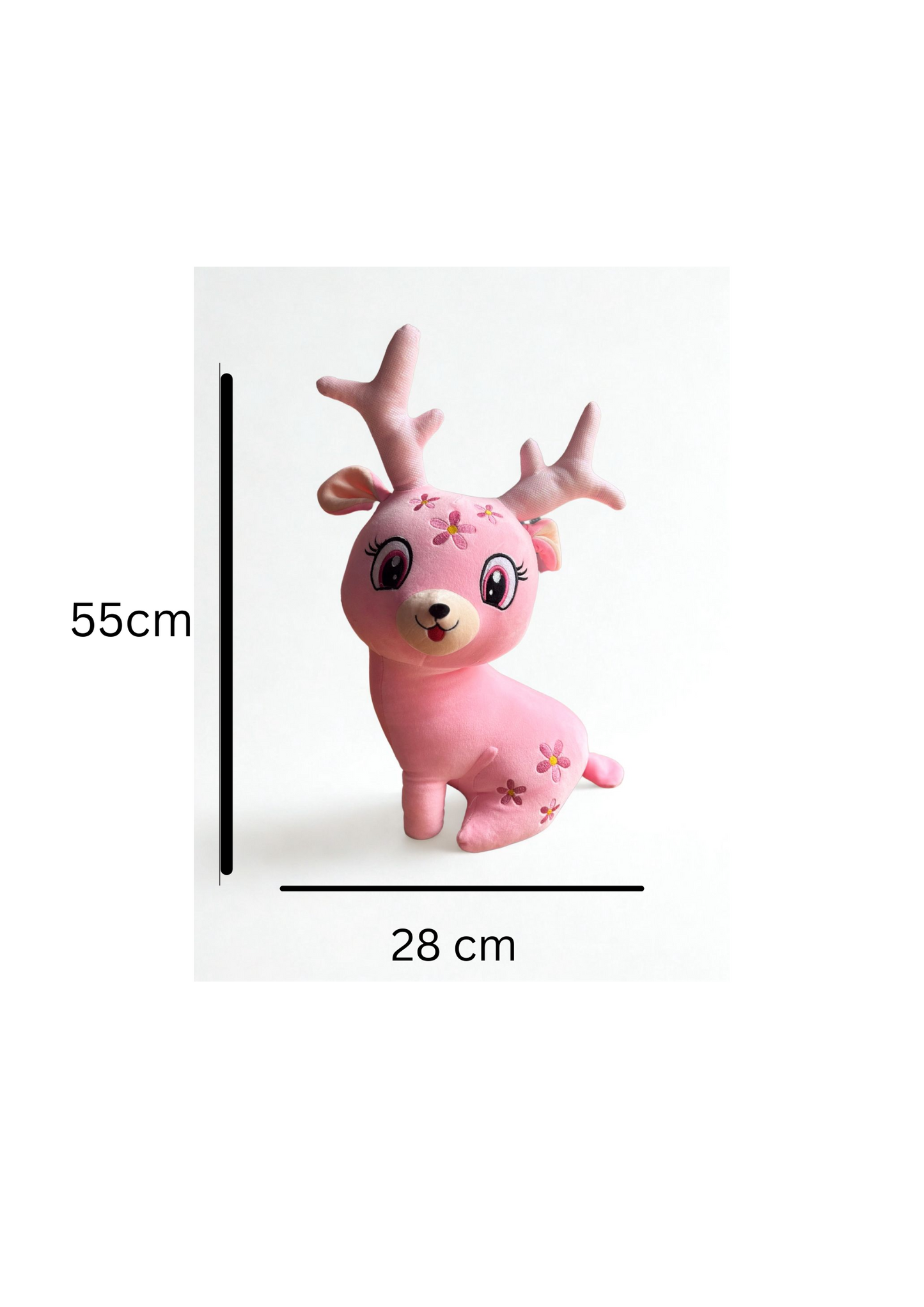 Blossom the Pink Deer- Cute Plush Toy ideal for gifting