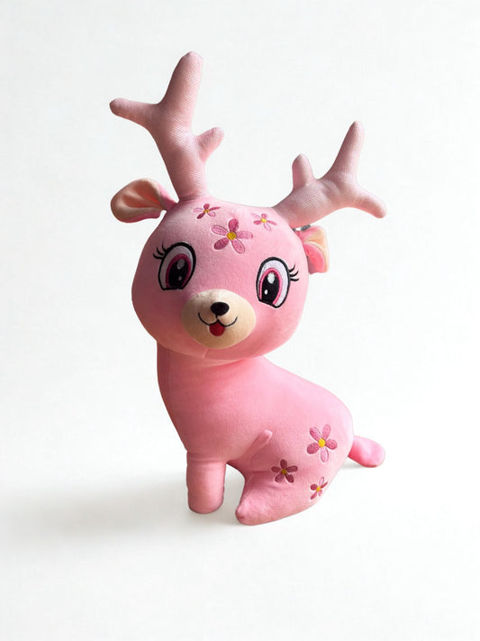 Blossom the Pink Deer- Cute Plush Toy ideal for gifting